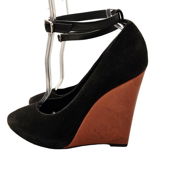 Celine Black and Brown Wedges - Picture 11 of 13